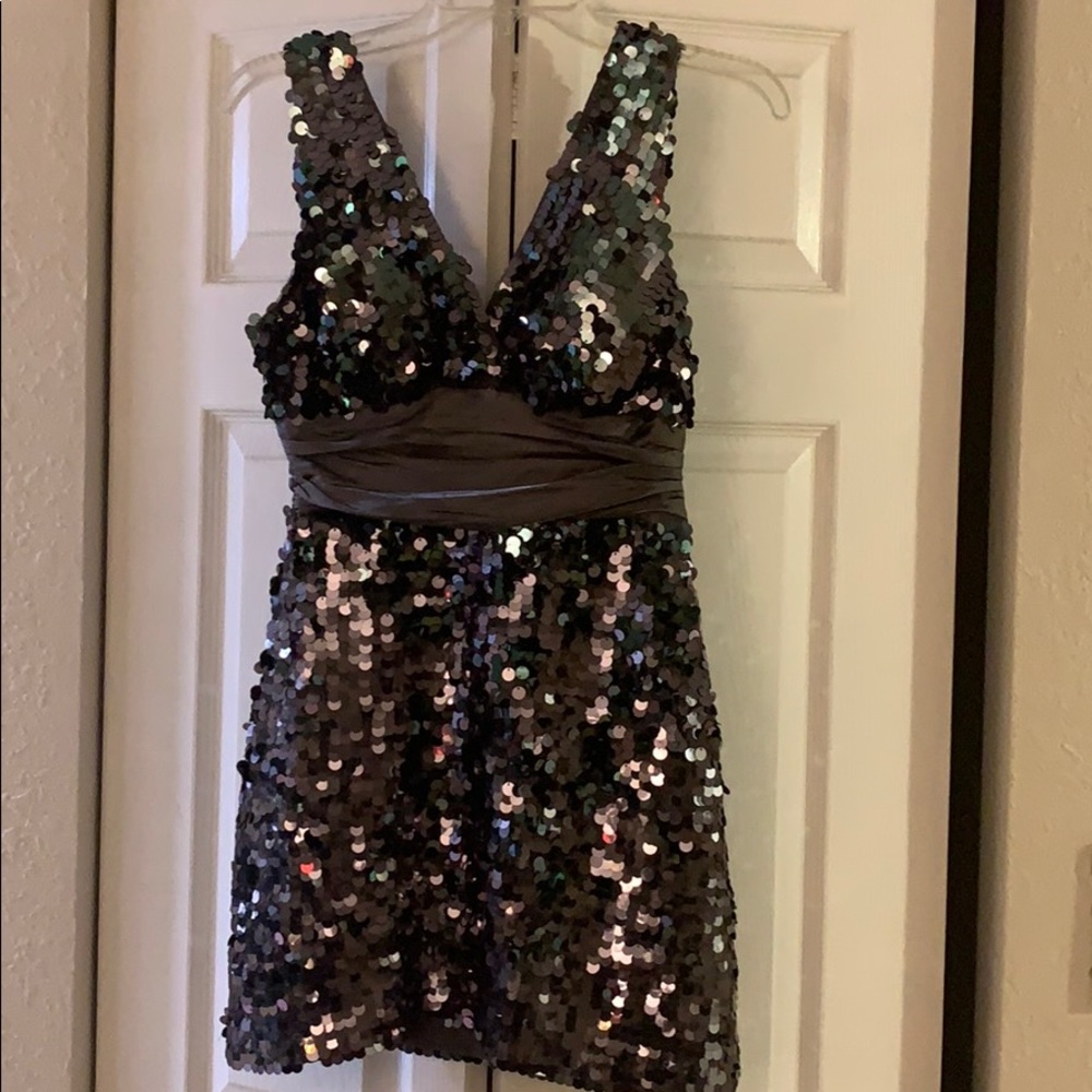 Sequin mini dress